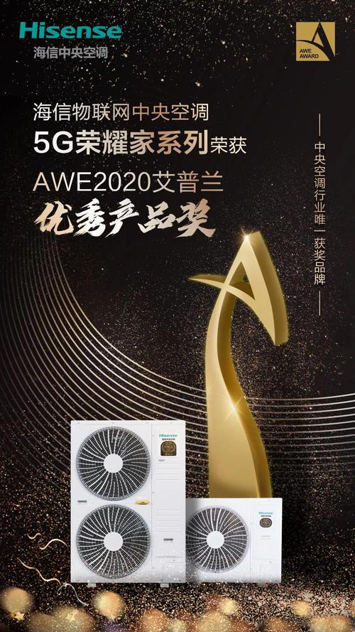海信物联网中央空调荣获AWE2020艾普兰优秀产品奖，引领智能空气新纪元
